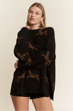 Load image into Gallery viewer, Cheetah Design Knit Sweater - Regular &amp; Plus Sizes