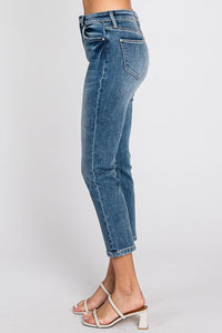 PETITE High Rise Stretch Mom Jeans