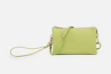 Load image into Gallery viewer, Riley Monogrammable Three Compartment Crossbody / Wristlet - Available in 21 Colors!