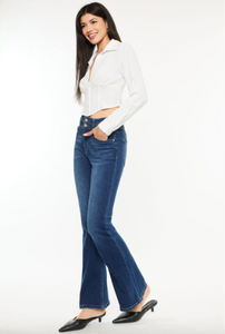 PETITE High Rise Skinny Bootcut Jeans