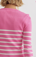 Load image into Gallery viewer, Ribbed Long Sleeve Top - Pink