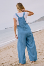 Load image into Gallery viewer, Washed Chambray Overall Jumpsuit - Washed Denim