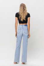 Load image into Gallery viewer, Alyssa 90&#39;s Vintage Straight Cargo Jeans