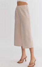 Load image into Gallery viewer, Textured Wide Leg Pants - Light Taupe - Regular &amp; Plus Sizes