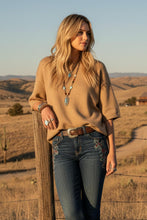 Load image into Gallery viewer, Short Sleeve Oversized Sweater Top
