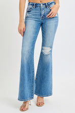 Load image into Gallery viewer, Mid Rise Tummy Control Flare Jeans - Plus Size