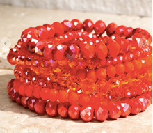 Load image into Gallery viewer, Beaded Stretch Bracelets - Set of 9 - Available in 16 Colors!