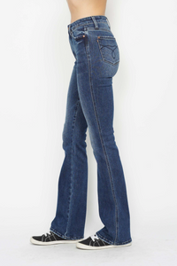 High Waist Tummy Control Bootcut Jeans - LONG Length