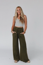 Load image into Gallery viewer, New Olive - Relaxing Robin Wide Leg Pant