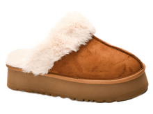 Load image into Gallery viewer, Cuddle Up - Tobacco Faux Suede - by Corkys