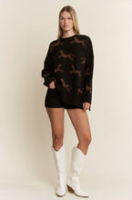 Load image into Gallery viewer, Cheetah Design Knit Sweater - Regular &amp; Plus Sizes