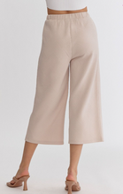 Load image into Gallery viewer, Textured Wide Leg Pants - Light Taupe - Regular &amp; Plus Sizes