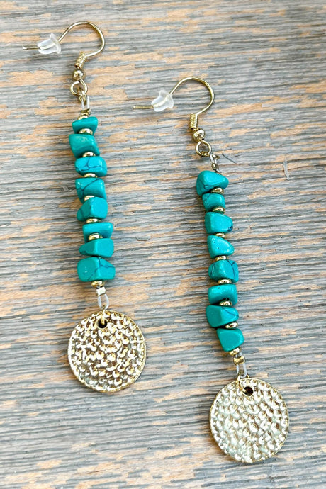 Daphne Earrings - Aquamarine