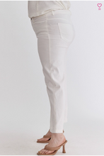 Load image into Gallery viewer, High Waist Wide Leg Pants - White - Regular &amp; Plus Sizes