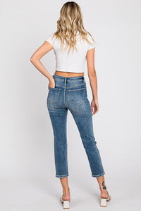 PETITE High Rise Stretch Mom Jeans