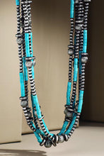 Load image into Gallery viewer, 5 Layer Western Multi-Bead Necklace