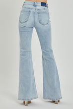 Load image into Gallery viewer, Mid Rise Button Down Flare Jeans