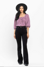 Load image into Gallery viewer, Judy Blues Tummy Control Cut Hem Flare