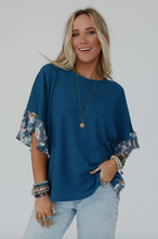 Load image into Gallery viewer, Slate Denim Blue - Sunlit Meadow Top