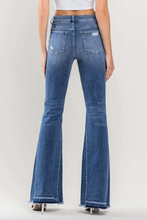 Load image into Gallery viewer, Flying Monkey HR Distressed Panel Flare Jeans