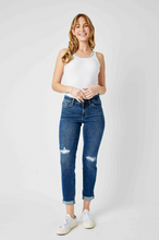 Load image into Gallery viewer, Judy Blue Mid Rise Destroyed Slim Fit Jeans