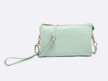 Load image into Gallery viewer, Riley Monogrammable Three Compartment Crossbody / Wristlet - Available in 21 Colors!