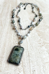 Lexi Necklace Gray