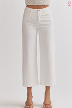 Load image into Gallery viewer, High Waist Wide Leg Pants - White - Regular &amp; Plus Sizes