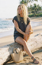 Load image into Gallery viewer, Polka Dot Short Sleeve Top and Shorts Set - Charcoal Gray
