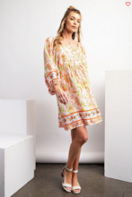 Load image into Gallery viewer, Border Printed Babydoll Woven Dress - Plus Size