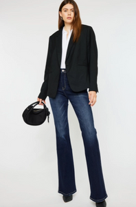 High Rise Flare Jeans - LONG Length