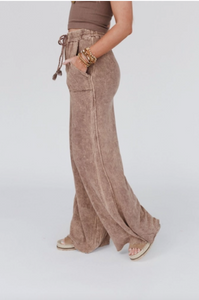 New Mocha - Relaxing Robin Wide Leg Pant