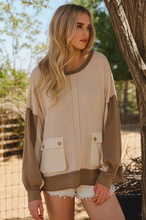 Load image into Gallery viewer, Color Block Sweatshirt