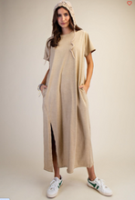 Load image into Gallery viewer, Toast - Mineral Washed Terry Midi Dress