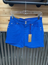 Load image into Gallery viewer, 5" Inseam Hyper Stretch Shorts in Victoria Blue