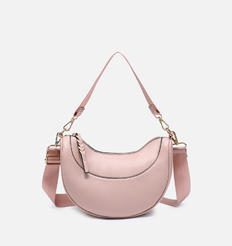 Monica Half-Moon Shoulder Bag/Crossbody - Available in 2 Colors