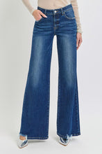 Load image into Gallery viewer, Mid Rise Wide Leg Jeans