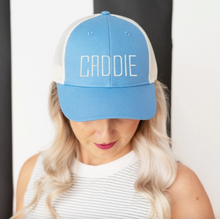 Load image into Gallery viewer, Caddie Baby Blue Snapback Hat