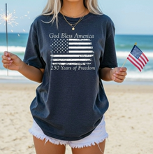 Load image into Gallery viewer, Distressed USA Graphic Tee - Navy