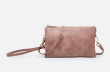 Load image into Gallery viewer, Riley Monogrammable Three Compartment Crossbody / Wristlet - Available in 21 Colors!