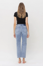 Load image into Gallery viewer, High Rise Rigid Straight Jean - ONLY 2 SIZES LEFT! Size 27 &amp; 32