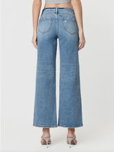 Load image into Gallery viewer, High Rise Medium Wash Full Length Wide Leg Jeans