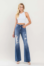 Load image into Gallery viewer, Flying Monkey HR Distressed Panel Flare Jeans