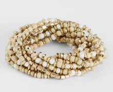 Load image into Gallery viewer, Natural - Ilana Stretch Bracelet Stack