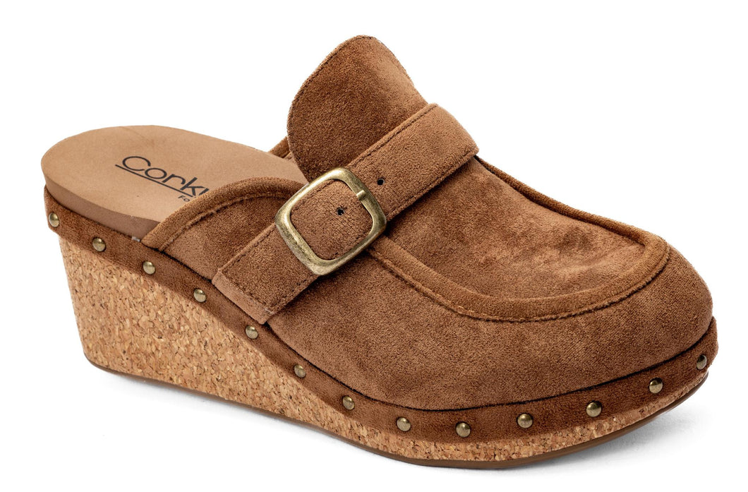 Just Precious - Tobacco Faux Suede - by Corky's