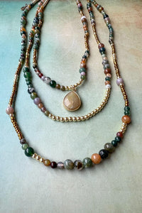 Maggie Necklace - India Agate