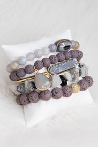 Ghana Bracelet Set - Smokey Hue