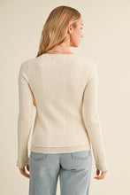 Load image into Gallery viewer, Ribbed Sweater Cardigan