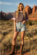 Load image into Gallery viewer, Pink Combo - Leopard Print Knit Top with Contrast Trim