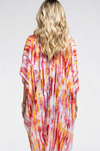 Abstract Foil Print Kimono - Available in 3 Colors